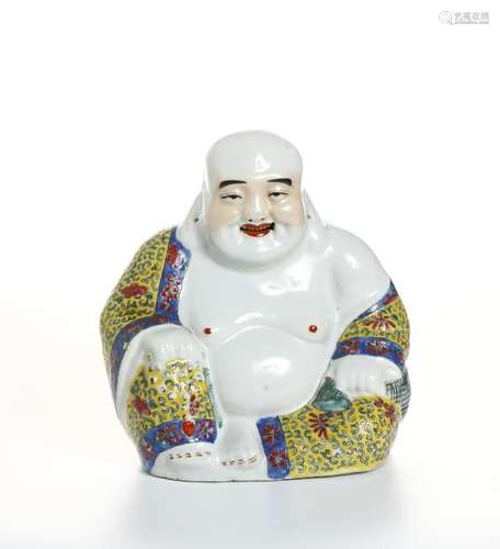 Chinese Famille Rose Figure of Budai