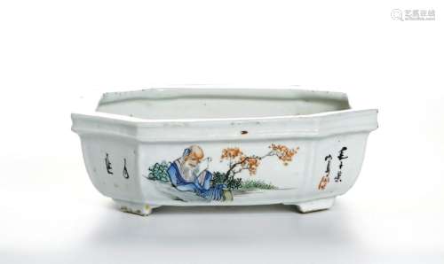 Chinese Famille Rose Narcissus Bowl