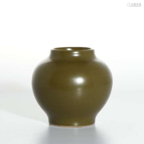 Chinese Teadust Glazed Jar