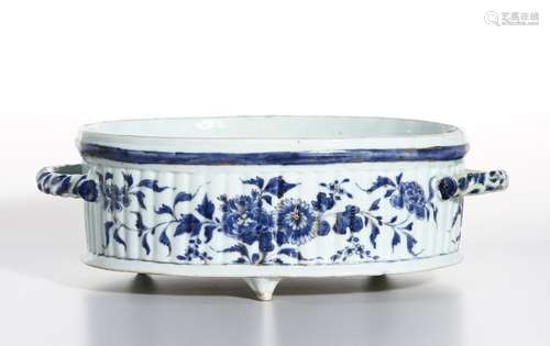 Chinese Blue and White Oval Basin, Christie's