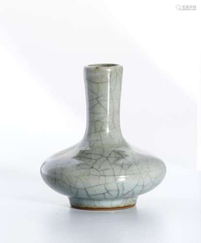 Chinese Guan-Type Mini Bottle Vase
