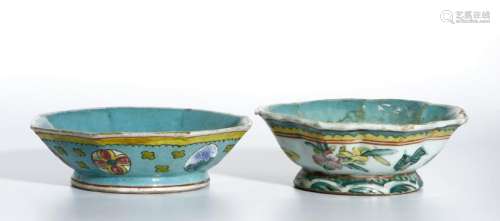 Two Chinese Famille Rose Bowls