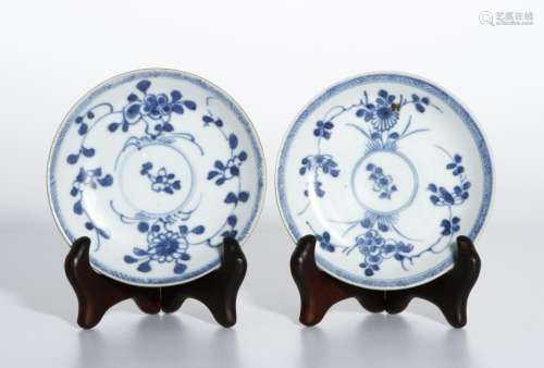 Pair B/W Dishes,Ca Mau Shipwreck c.1725, Sotheby's