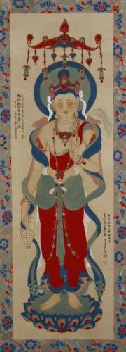 Chinese Scroll Painting of Guanyin