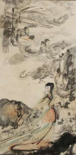 Chinese Scroll Painting of Ghost