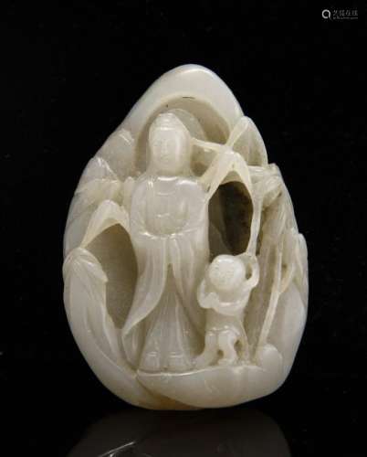Chinese Jade Carving Guanyin