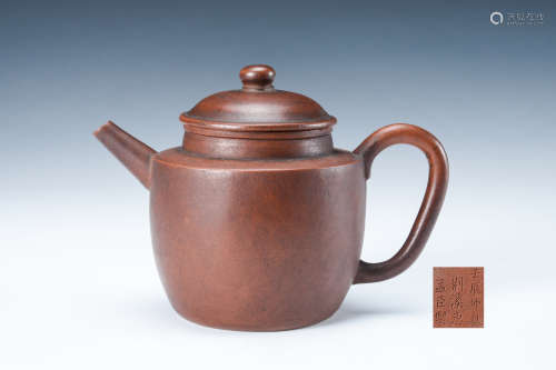 清代  紫砂茶壺