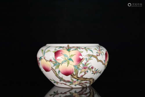 17-19TH CENTURY, A STORY DESIGN PORCELAIN BRUSH WASHER, QING DYNASTY
