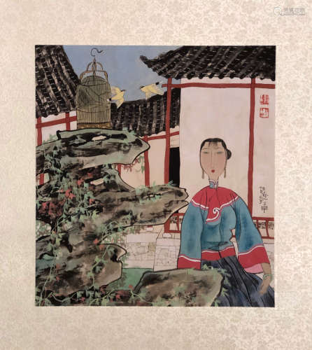 YONGKAI HU <HU SHI SHI NU> PAINTING