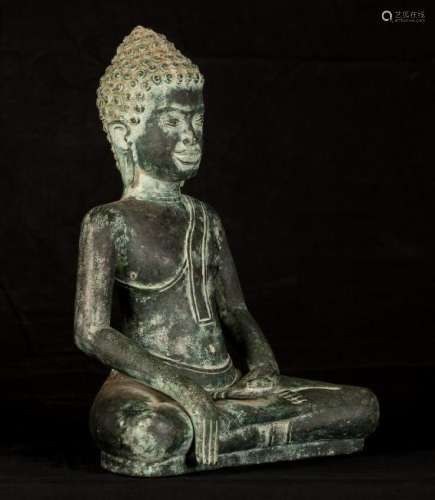 18th Century Dvaravati Thai Enlightenment Buddha
