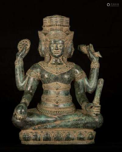 19th Century Brahma - Hindu God of Creation