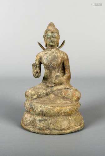 19th Century Indonesian Seated Teaching Buddha