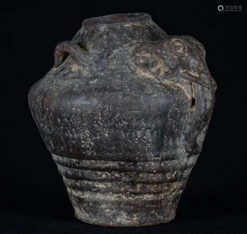 17th - 18th Century Limestone Standing Elephant Pot