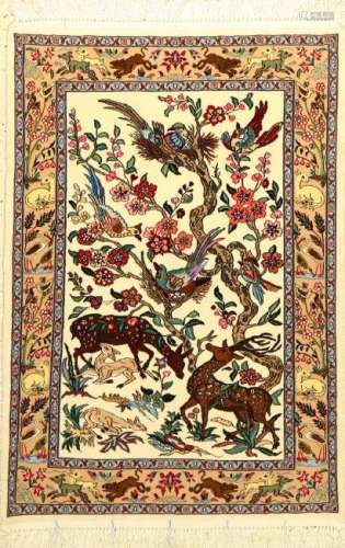 Fine Isfahan Rug (Tree Of Life),