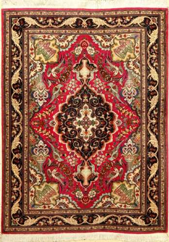 Fine Tabriz 'Part-Silk' Rug,