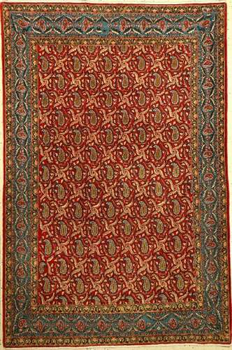 Fine Kurk Qum Rug,