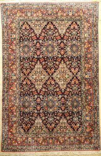 Fine Kurk Bijar Rug (Signed),