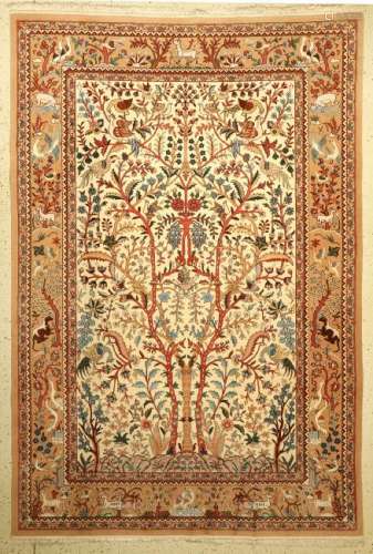 Mongolian Carpet (Isfahan Paradise Design),