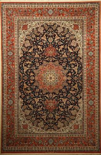Fine Isfahan Carpet (Signed),