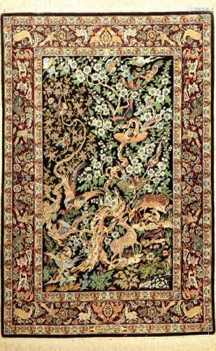 Fine Isfahan 'Lalehzar' Rug (Tree Of Life),