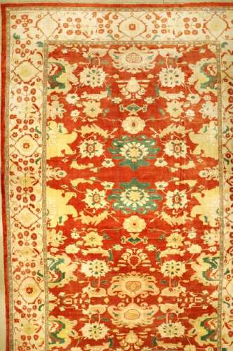 Large & Fine Mahal 'Oversize-Carpet' (Re- Production),