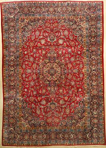 Kurk Kashan Carpet,