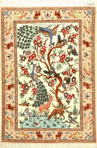 Fine Isfahan Rug (Tree Of Life),