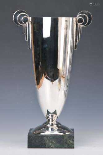 large goblet, species Deco, France, 1930s, silver