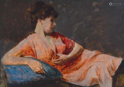 Armin Glatter, 1861 Kaschau-1931 Budapest, lying woman