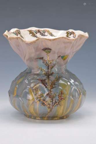 vase, Fayencerie Emile Gallé, around 1890, faience