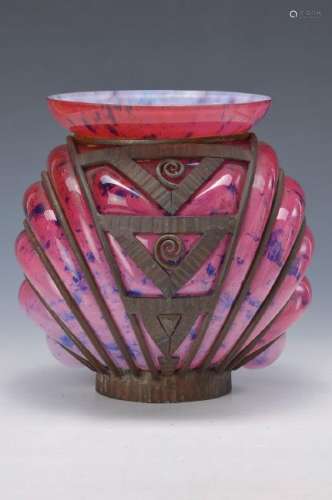 vase, Daum Nancy and Louis Majorelle, 1920s, colourless