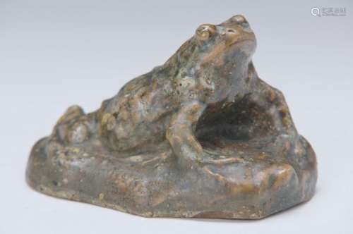 Sculpture of a toad, France, around 1910-15, design and