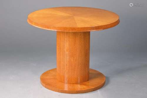 Couch table, German, 1930s, oak veneer, star shape