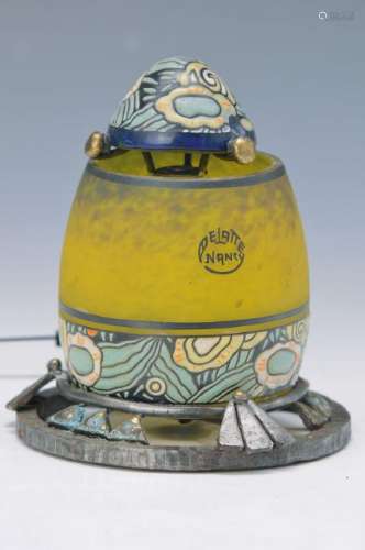 smoke consumer, Delatte Nancy, around 1920-30,yellow