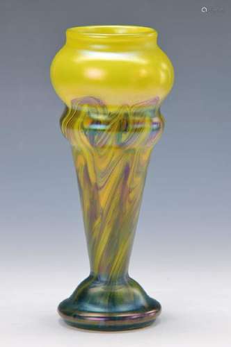 vase, Lötz Wwe, Klostermühle, around 1908-10, Titania