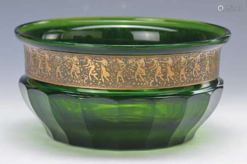 Large bowl, Ludwig Moser Karlsbad, around 1928- 30