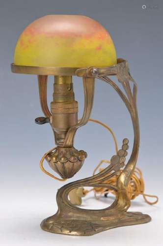 wall lamp, France, around 1910, bronze casing,rotatable