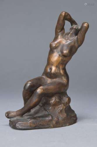 bronze sculpture of Jules Dalou 1838-1902, Le Desespoir