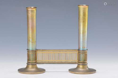 Centrepiece/ vase, probably Steuben, USA, 1920s, metal