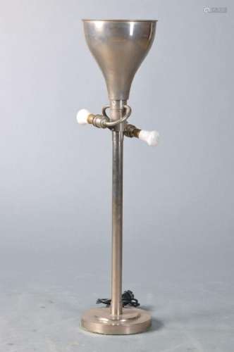Small standard lamp, France, 30/40s, metal, one focal