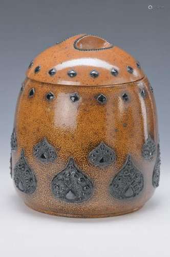 lidded punch vessel, Art Nouveau, probably designed by