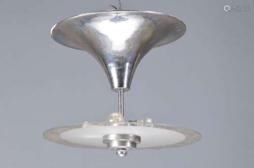 Ceiling lamp, probably German, 1930/1940s, metall gear