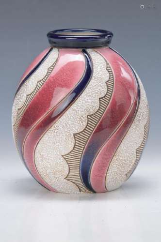 vase, Amphora, around 1920, stoneware, slightly