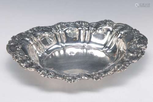 Art Nouveau bowl, England, around 1900, Sterling