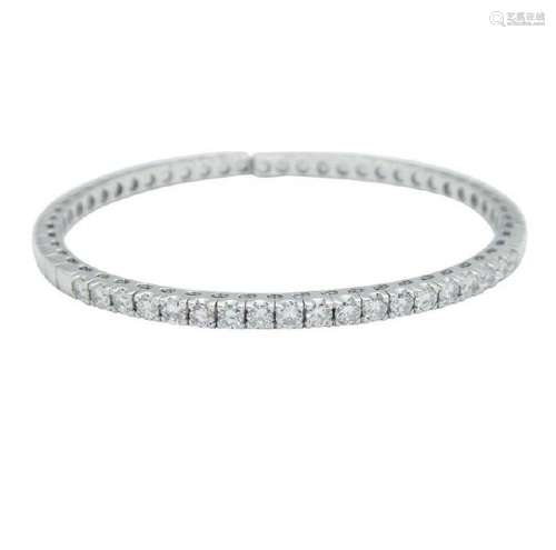 Craig Drake 18K Gold 2.5tcw Diamond Tennis Bracelet