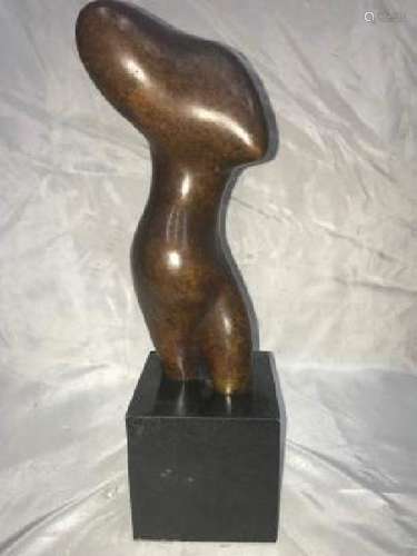 ABSTRACT BRONZE SCULPTURE SIGNED ARP