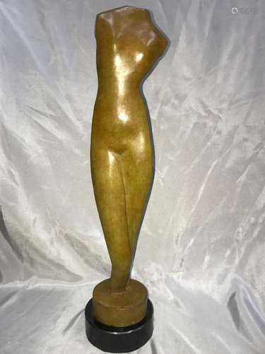 ALEXANDER ARCHIPENKO RUSSIAN-UKRAINIAN BRONZE SCULPTURE