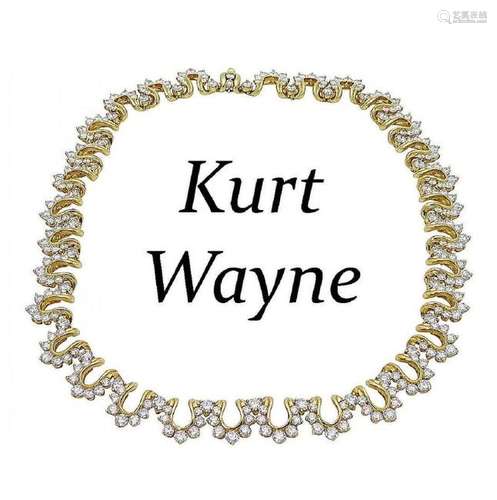 Kurt Wayne Stones: Round Brilliant Diamond Necklace