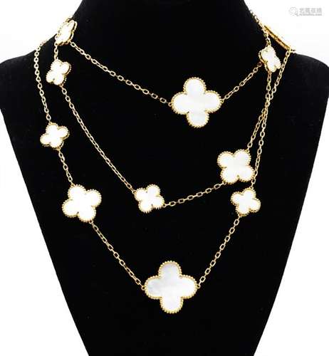 Van Cleef & Arpels Magic Alhambra necklace, 11 motif