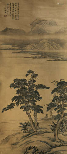 黄易（款）  山水